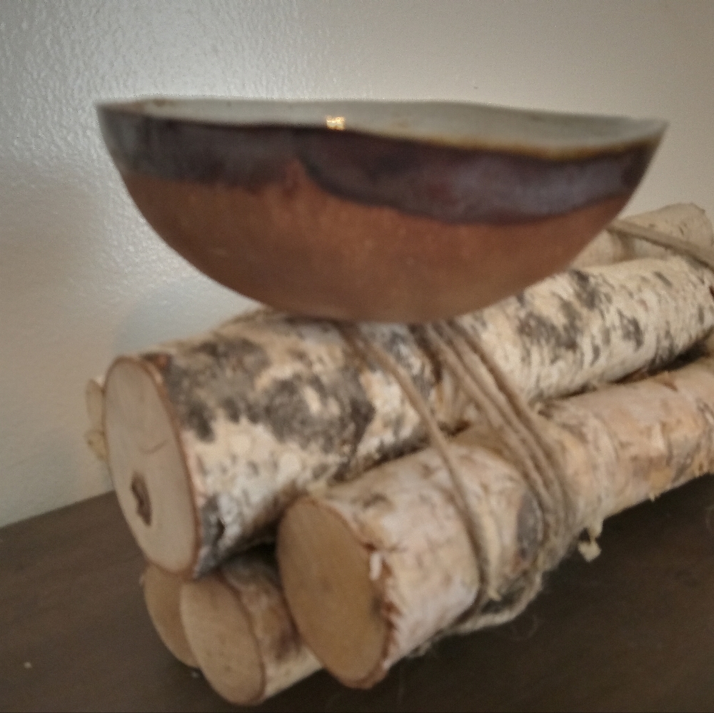 Usable Art Piece Pottery: The Abalone bowl.